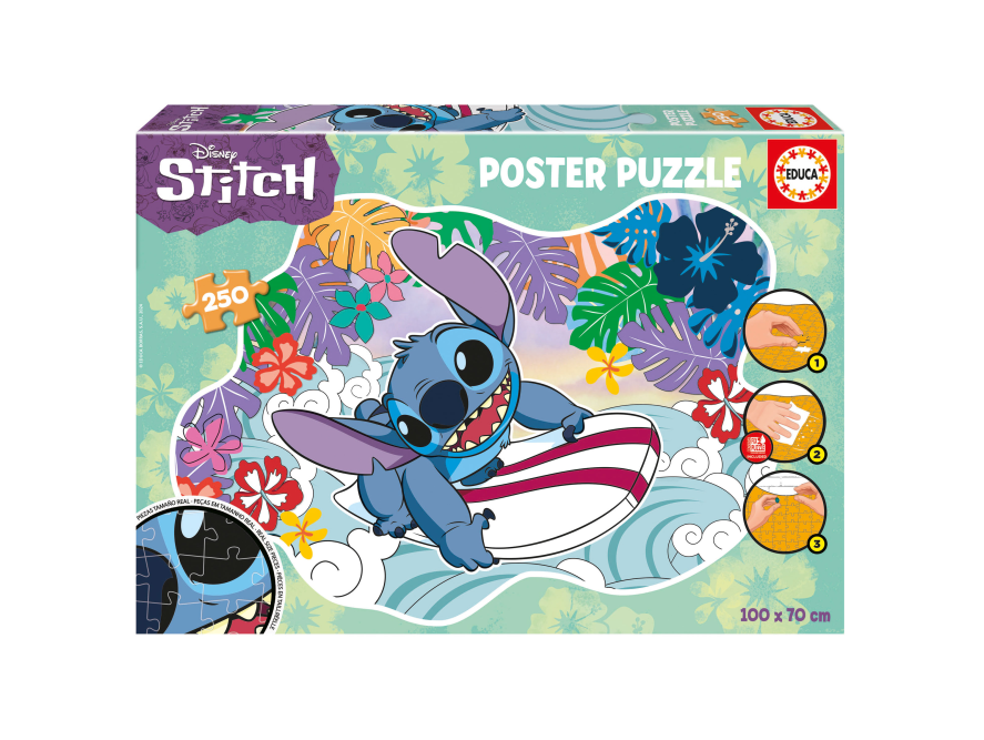 Puzle EDUCA Stitch Poster 250